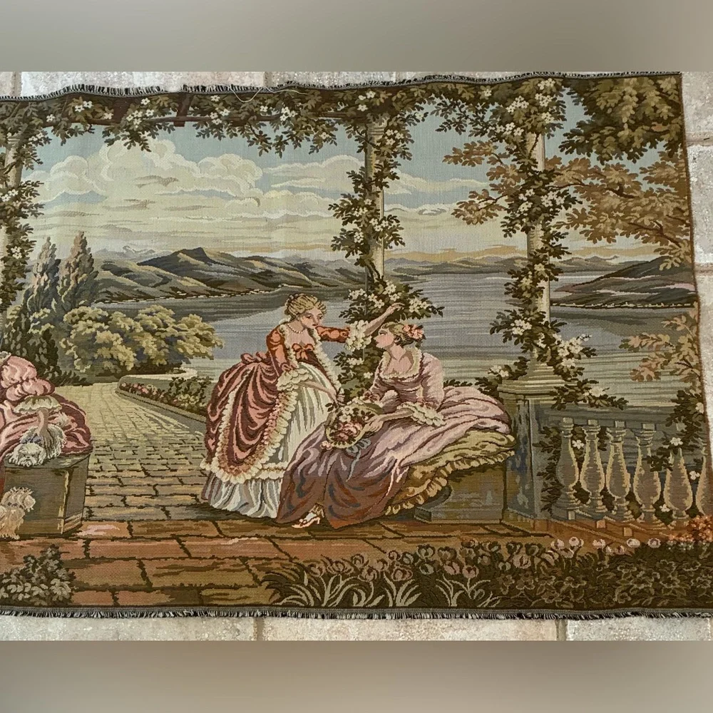 15:04  Vintage Woven Italian Tapestry. XL Wall Art